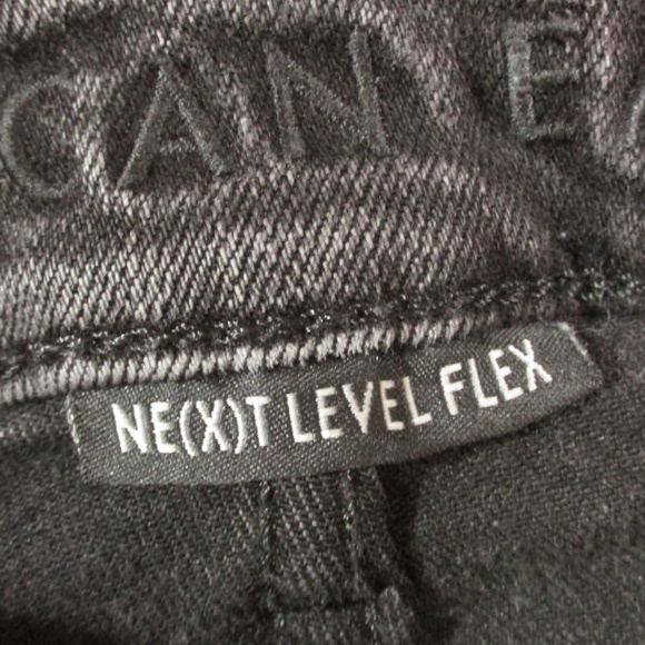 American Eagle Jeans Men's 29x31 Black Slim Next Level Flex Distressed Denim - Picture 7 of 9